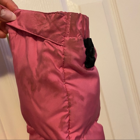 The North Face Womens Nuptse Pink and Black 700 Puffer - Picture 7 of 16